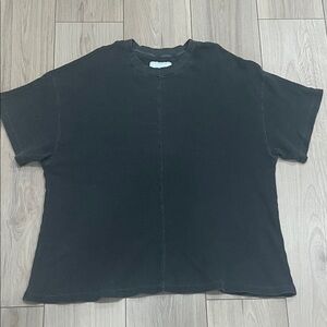 DANIEL PATRICK WAFFLE KNIT TOP - Gray